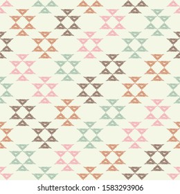 Ethnic boho seamless background. Tribal pattern. Folk motif. Vector illustration for web design or print.