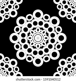 Ethnic boho seamless background. Tribal pattern. Folk motif. Vector illustration for web design or print.