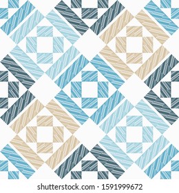Ethnic boho seamless background. Tribal pattern. Folk motif. Vector illustration for web design or print.