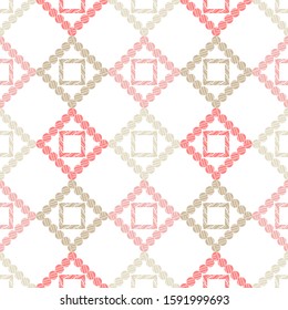 Ethnic boho seamless background. Tribal pattern. Folk motif. Vector illustration for web design or print.