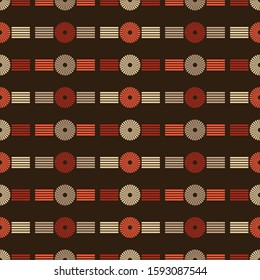 Ethnic boho seamless background. Tribal pattern. Folk motif. Vector illustration for web design or print.