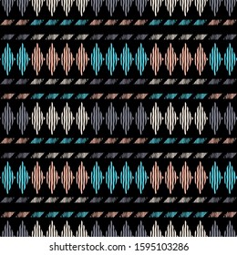 Ethnic boho seamless background. Tribal pattern. Folk motif. Vector illustration for web design or print.