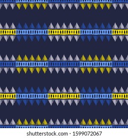 Ethnic boho seamless background. Tribal pattern. Folk motif. Vector illustration for web design or print.