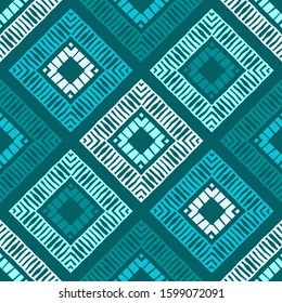 Ethnic boho seamless background. Tribal pattern. Folk motif. Vector illustration for web design or print.