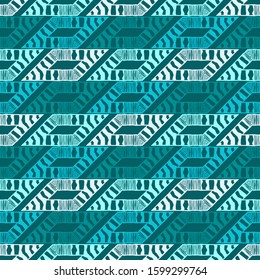 Ethnic boho seamless background. Tribal pattern. Folk motif. Vector illustration for web design or print.