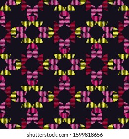 Ethnic boho seamless background. Tribal pattern. Folk motif. Vector illustration for web design or print.