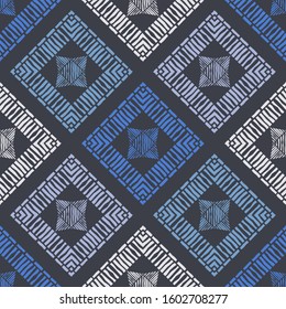 Ethnic boho seamless background. Tribal pattern. Folk motif. Vector illustration for web design or print.