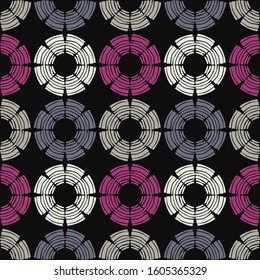 Ethnic boho seamless background. Tribal pattern. Folk motif. Vector illustration for web design or print.
