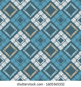 Ethnic boho seamless background. Tribal pattern. Folk motif. Vector illustration for web design or print.
