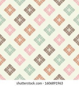 Ethnic boho seamless background. Tribal pattern. Folk motif. Vector illustration for web design or print.