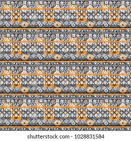 Ethnic, boho seamless pattern. Abstract grunge background texture. Wallpaper