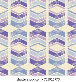 Ethnic boho seamless pattern. Abstract geometric pattern. Retro motif. Textile rapport.