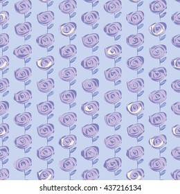 Ethnic boho seamless pattern with decorative flowers. Print. Cloth design, wallpaper.