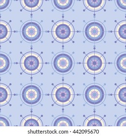 Ethnic boho seamless pattern with decorative snowflakes. Print. Repeating background. Cloth design, wallpaper.