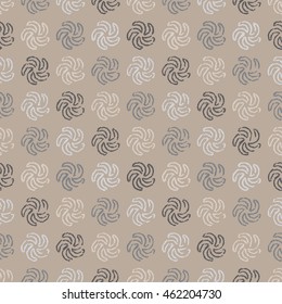 Ethnic boho seamless pattern with decorative flowers. Print. Cloth design, wallpaper.