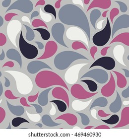 Ethnic boho seamless pattern with decorative drops. Print. Cloth design, wallpaper.