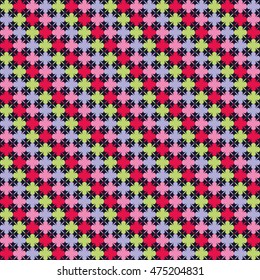 Ethnic boho seamless pattern with decorative flowers. Print. Cloth design, wallpaper.