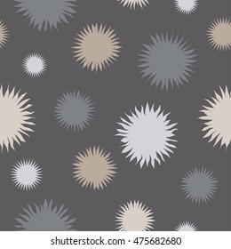 Ethnic boho seamless pattern with decorative flowers. Print. Cloth design, wallpaper.