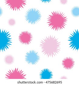 Ethnic boho seamless pattern with decorative flowers. Print. Cloth design, wallpaper.