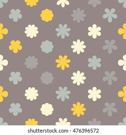 Ethnic boho seamless pattern with decorative flowers. Print. Cloth design, wallpaper.