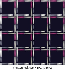Ethnic boho seamless pattern. Embroidery on fabric. Scribble texture. Folk motif. Textile rapport.