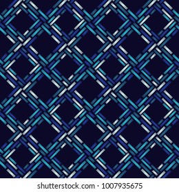 Ethnic boho seamless pattern. Embroidery on fabric. Scribble texture. Folk motif. Textile rapport.