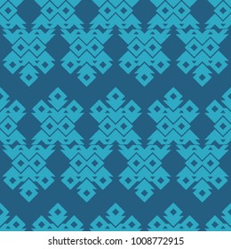 Ethnic boho seamless pattern. Embroidery on fabric. Scribble texture. Folk motif. Textile rapport.