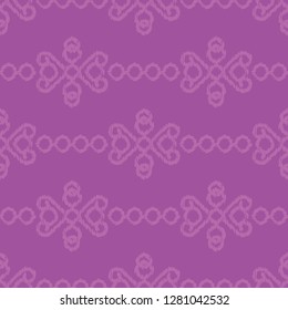 Ethnic boho seamless pattern. Embroidery on fabric. Traditional ornament. Tribal pattern. Folk motif. Can be used for wallpaper, textile, invitation card, wrapping, web page background.