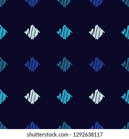 Ethnic boho seamless pattern. Embroidery on fabric. Traditional ornament. Tribal pattern. Folk motif. Can be used for wallpaper, textile, invitation card, wrapping, web page background.