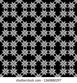Ethnic boho seamless pattern. Embroidery on fabric. Patchwork texture. Weaving. Traditional ornament. Tribal pattern. Folk motif. Can be used for wallpaper, textile, invitation card, wrapping, web.