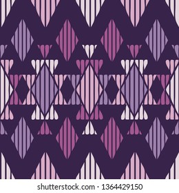 Ethnic boho seamless pattern. Embroidery on fabric. Patchwork texture. Weaving. Traditional ornament. Tribal pattern. Folk motif. Can be used for wallpaper, textile, invitation card, wrapping, web.