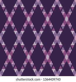 Ethnic boho seamless pattern. Embroidery on fabric. Patchwork texture. Weaving. Traditional ornament. Tribal pattern. Folk motif. Can be used for wallpaper, textile, invitation card, wrapping, web.