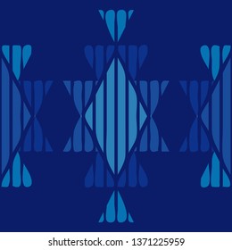 Ethnic boho seamless pattern. Embroidery on fabric. Patchwork texture. Weaving. Traditional ornament. Tribal pattern. Folk motif. Can be used for wallpaper, textile, invitation card, wrapping, web.