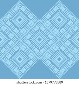 Ethnic boho seamless pattern. Embroidery on fabric. Patchwork texture. Weaving. Traditional ornament. Tribal pattern. Folk motif. Can be used for wallpaper, textile, invitation card, wrapping, web.