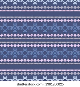 Ethnic boho seamless pattern. Embroidery on fabric. Patchwork texture. Weaving. Traditional ornament. Tribal pattern. Folk motif. Can be used for wallpaper, textile, invitation card, wrapping, web.