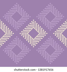 Ethnic boho seamless pattern. Embroidery on fabric. Patchwork texture. Weaving. Traditional ornament. Tribal pattern. Folk motif. Can be used for wallpaper, textile, invitation card, wrapping, web.