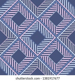Ethnic boho seamless pattern. Embroidery on fabric. Patchwork texture. Weaving. Traditional ornament. Tribal pattern. Folk motif. Can be used for wallpaper, textile, invitation card, wrapping, web.