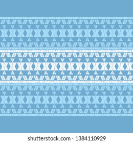 Ethnic boho seamless pattern. Embroidery on fabric. Patchwork texture. Weaving. Traditional ornament. Tribal pattern. Folk motif. Can be used for wallpaper, textile, invitation card, wrapping, web.