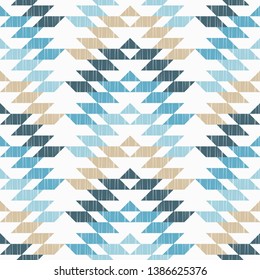 Ethnic boho seamless pattern. Embroidery on fabric. Patchwork texture. Weaving. Traditional ornament. Tribal pattern. Folk motif. Can be used for wallpaper, textile, invitation card, wrapping, web.