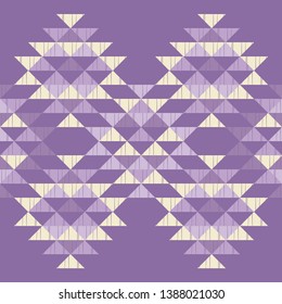Ethnic boho seamless pattern. Embroidery on fabric. Patchwork texture. Weaving. Traditional ornament. Tribal pattern. Folk motif. Can be used for wallpaper, textile, invitation card, wrapping, web.