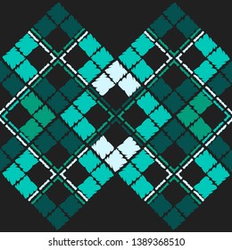 Ethnic boho seamless pattern. Embroidery on fabric. Patchwork texture. Weaving. Traditional ornament. Tribal pattern. Folk motif. Can be used for wallpaper, textile, invitation card, wrapping, web.