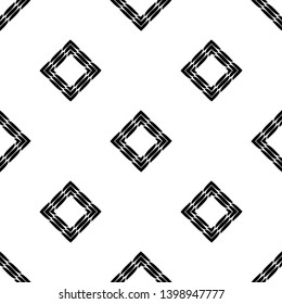 Ethnic boho seamless pattern. Embroidery on fabric. Patchwork texture. Weaving. Traditional ornament. Tribal pattern. Folk motif. Can be used for wallpaper, textile, invitation card, wrapping, web.