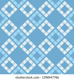 Ethnic boho seamless pattern. Embroidery on fabric. Patchwork texture. Weaving. Traditional ornament. Tribal pattern. Folk motif. Can be used for wallpaper, textile, invitation card, wrapping, web.