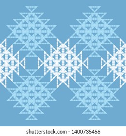 Ethnic boho seamless pattern. Embroidery on fabric. Patchwork texture. Weaving. Traditional ornament. Tribal pattern. Folk motif. Can be used for wallpaper, textile, invitation card, wrapping, web.