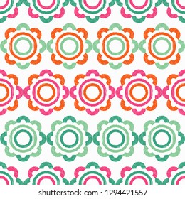 Ethnic boho seamless pattern. Floral pattern. Traditional ornament. Tribal pattern. Folk motif. Can be used for wallpaper, textile, invitation card, wrapping, web page background.