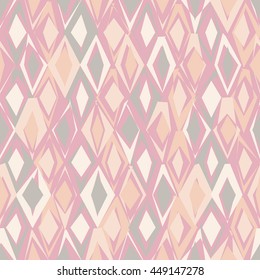Ethnic boho seamless pattern with geometric elements. Print. Repeating background. Cloth design, wallpaper.