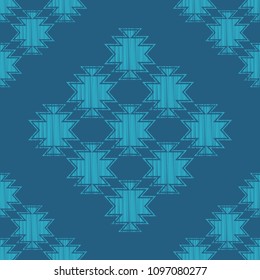 Ethnic boho seamless pattern. Hand hatching. Traditional ornament. Geometric background. Tribal pattern. Folk motif. Textile rapport.