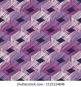 Patrón sin fisuras de boho étnico. Eclosión de la mano. Ornamento tradicional. Fondo geométrico. Motivo de Folk. Relación textil.