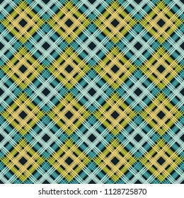 Ethnic boho seamless pattern. Hand hatching. Traditional ornament. Geometric background. Folk motif. Textile rapport.