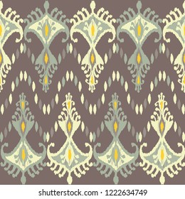 Ethnic boho seamless pattern. Hand hatching. Traditional ornament. Geometric background. Folk motif. Can be used for wallpaper, textile, invitation card, wrapping, web page background.